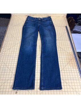 Ariat Womens R.E.A.L Denim Straight Leg Jeans 28R Medium Wash Western Style